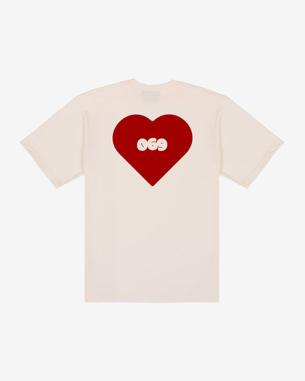 069 Heart T-Shirt - Sugar Beige